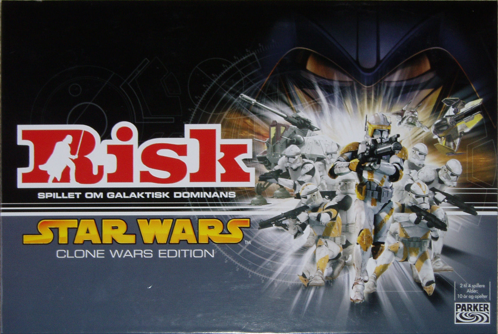 volatilitet Frø Stilk Risk: Star Wars: Clone Wars Edition - Brætspil - papskubber.dk